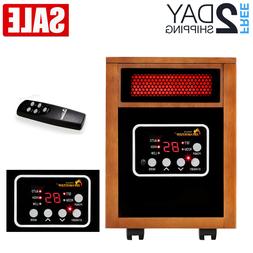 1,500 Watt Infrared Cabinet Space Heater With Remote Control