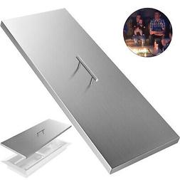 Fire Pit Cover for 33&rdquo;X 13&rdquo;Linear Burner Fireplace Parts