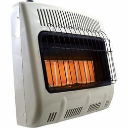 Vent-free Natural Gas Radiant Wall Heater 30,000 Btu, 5-plaq