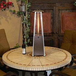 Portable Glass Tube Patio Heater - Bronze