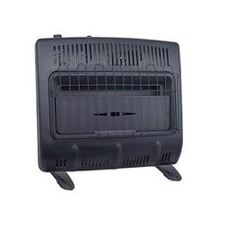 Vent-free 30,000 Btu Natural Gas Garage Heater - Black Multi