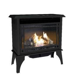 Propane Cast Iron Fireplace Free Standing 30,000 Btu